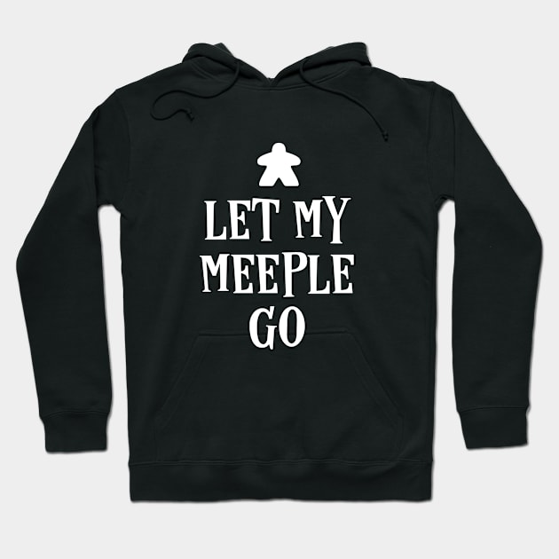 Let my Meeple Go Board Games Pun Hoodie by pixeptional